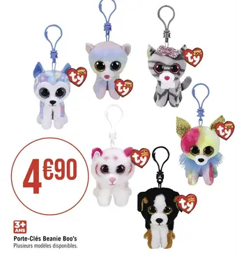 Ty porte-clés beanie boo’s