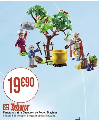 Playmobil panoramix et le chaudron de potion magique