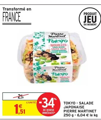 Intermarché Pierre martinet tokyo - salade japonaise offre