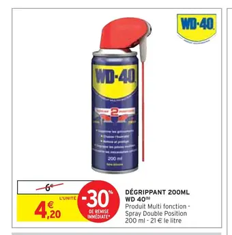 Wd 40 dégrippant 200ml(b)