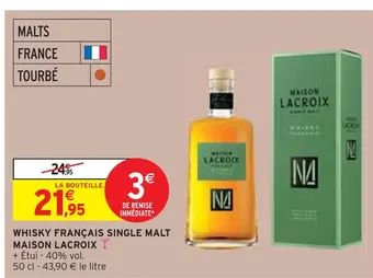 Maison lacroix whisky français single malt