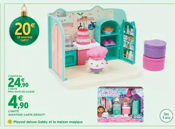 Intermarché Playset deluxe gabby et la maison magique offre