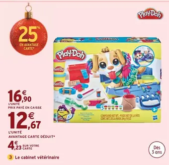Intermarché Play-doh le cabinet vétérinaire offre