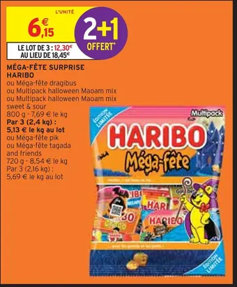 Intermarché Haribo méga-fête surprise offre