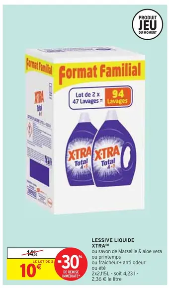 Intermarché Xtra lessive liquide(b) offre