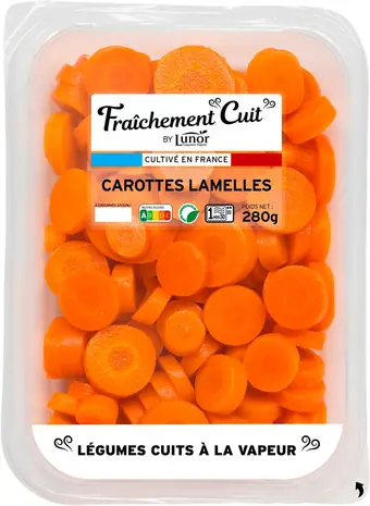 Match Lunor carottes lamelles offre