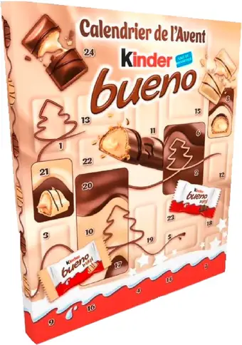 Match Kinder bueno calendrier de l'avent offre
