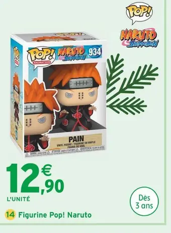 Intermarché Pop! figurine naruto offre