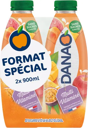Match Danao boisson au jus de fruit et lait offre