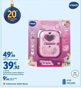 Vtech kidisecrets selfie music