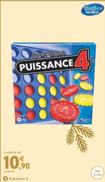 Intermarché Hasbro gaming puissance 4 offre