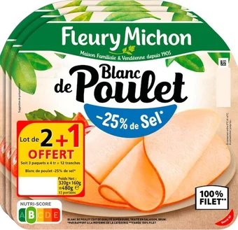 Match Fleury michon blanc de poulet offre