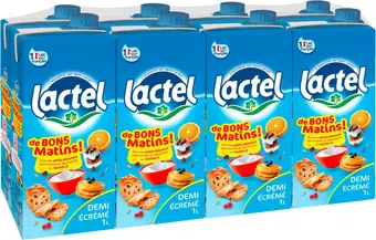 Match Lactel lait uht demi-écrémé offre
