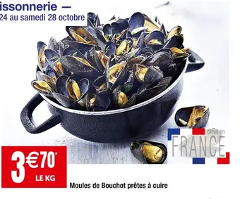 Cora x Carrefour Moules de bouchot prêtes à cuire offre