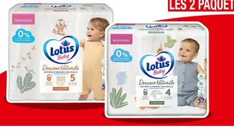 Cora x Carrefour Lotus baby couches bébé douceur naturelle offre