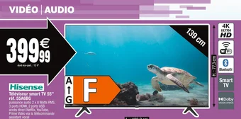 Cora x Carrefour Téléviseur smart TV 55 offre