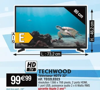 Cora x Carrefour Téléviseur HDTV 32 offre
