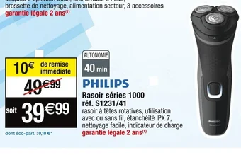 Cora x Carrefour Rasoir séries 1000 offre