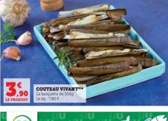 Super U COUTEAU VIVANT offre