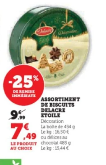 Super U ASSORTIMENT DE BISCUITS offre
