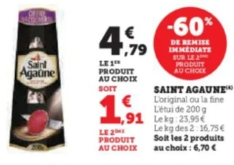 Super U SAINT AGAUNE offre