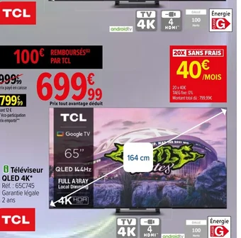 Carrefour i Téléviseur QLED 4K offre