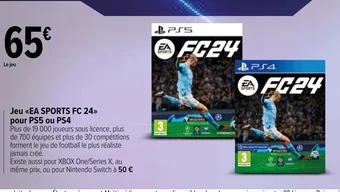 Carrefour Jeu EA SPORTS FC 24 offre