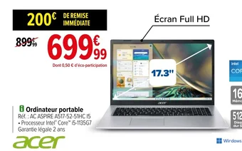 Carrefour i Ordinateur portable offre