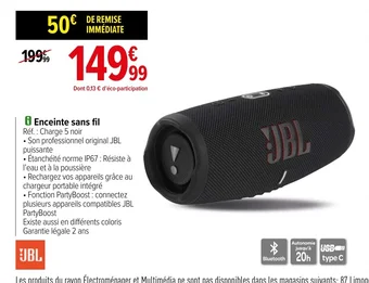 Carrefour i Enceinte sans fil offre
