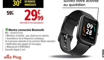 Carrefour i Montre connectée Bluetooth offre