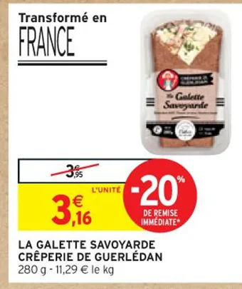 LA GALETTE SAVOYARDE CRÊPERIE DE GUERLÉDAN