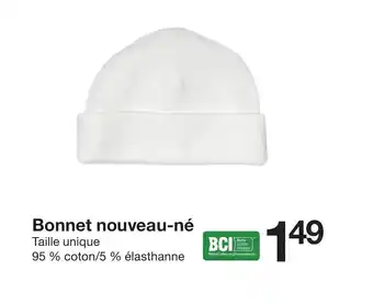 Zeeman Bonnet nouveau-né offre