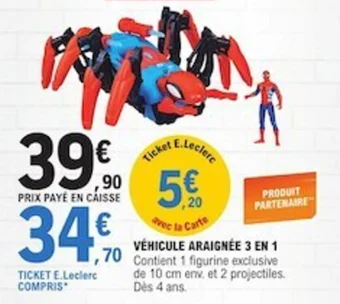 VÉHICULE ARAIGNÉE 3 EN 1