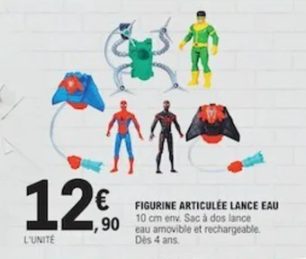 E.Leclerc FIGURINE ARTICULÉE LANCE EAU offre
