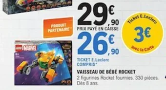 E.Leclerc VAISSEAU DE BÉBÉ ROCKET offre