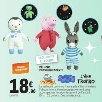 E.Leclerc PELUCHE PHOSPHORESCENTE offre