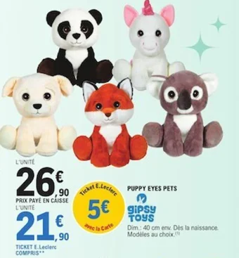 E.Leclerc PUPPY EYES PETS offre