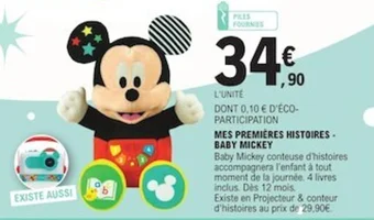 E.Leclerc MES PREMIÈRES HISTOIRES - BABY MICKEY offre