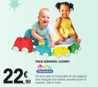 E.Leclerc TRAIN SENSORIEL CLEMMY offre