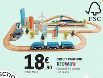 E.Leclerc CIRCUIT TRAIN BOIS offre