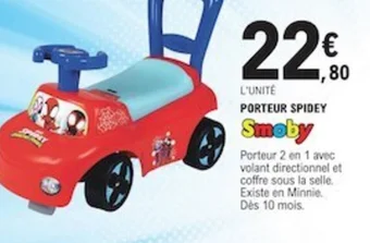 E.Leclerc PORTEUR SPIDEY offre
