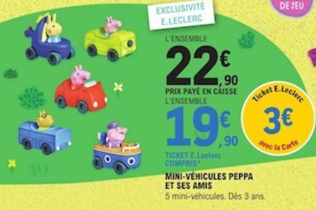 Jouet peppa pig best sale leclerc