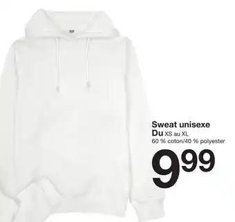 Zeeman Sweat unisexe Du offre