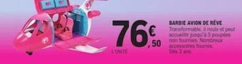 BARBIE AVION DE RÊVE