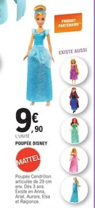 E.Leclerc Poupée disney offre