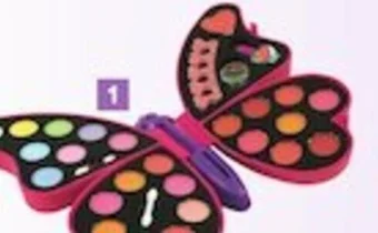 E.Leclerc 1. MA PALETTE DE MAQUILLAGE PAPILLON 2. COOL NAIL ART offre