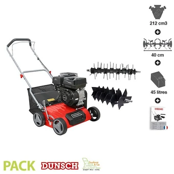 Brico Cash Scarificateur démousseur thermique 212 cm3 largeur 40 cm profondeur réglable dunsch du81212-40a offre