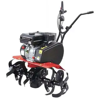 Motobeche thermique 212cc 4100w 2 vitesses fraisage 55 ou 85cm roues de transport lea le42212-85w11