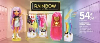 E.Leclerc L'ENSEMBLE RAINBOW HIGH FASHION STUDIO offre