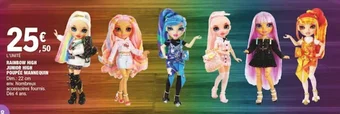 E.Leclerc RAINBOW HIGH JUNIOR HIGH POUPÉE MANNEQUIN offre